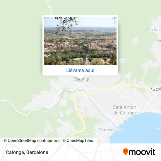 Mapa Calonge