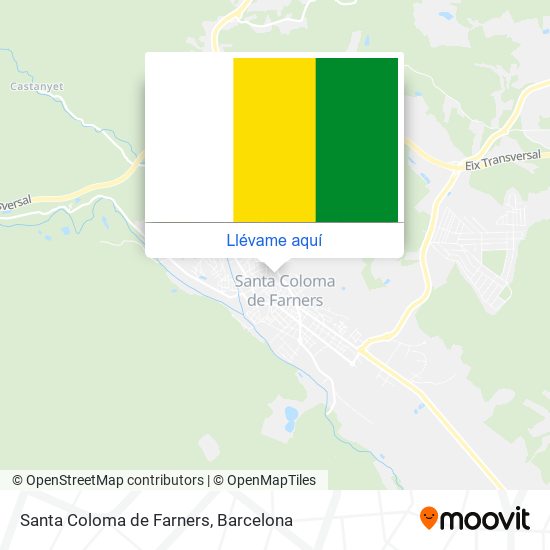 Mapa Santa Coloma de Farners