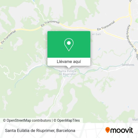 Mapa Santa Eulàlia de Riuprimer
