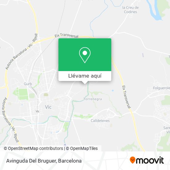 Mapa Avinguda Del Bruguer