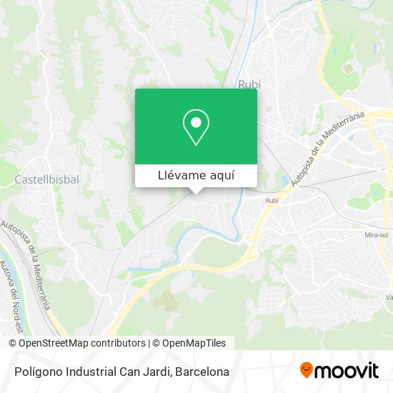 Mapa Polígono Industrial Can Jardi