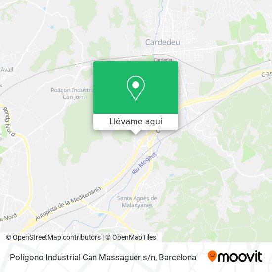 Mapa Polígono Industrial Can Massaguer s / n