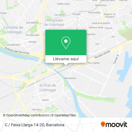 Mapa C./ Feixa Llarga 14-20