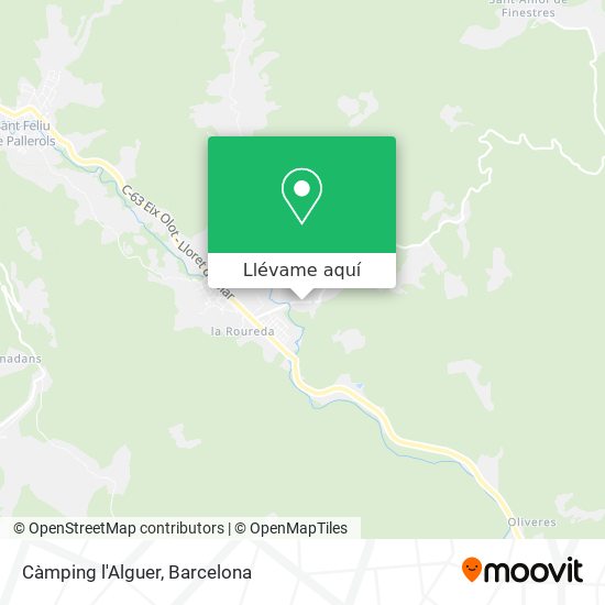 Mapa Càmping l'Alguer