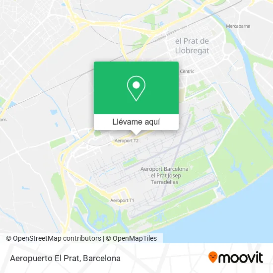 Mapa Aeropuerto El Prat