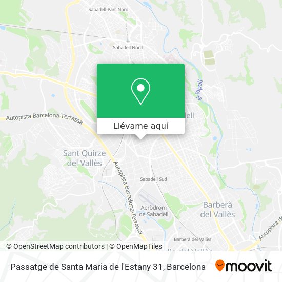 Mapa Passatge de Santa Maria de l'Estany 31