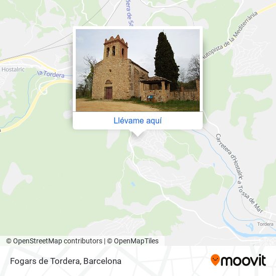 Mapa Fogars de Tordera