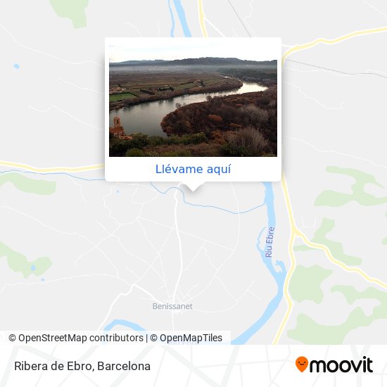Mapa Ribera de Ebro