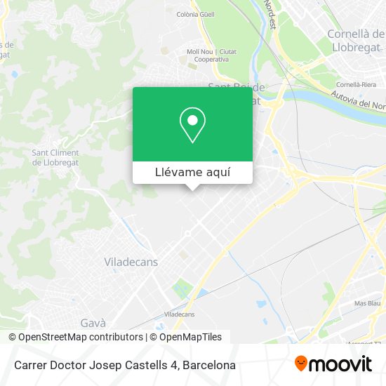Mapa Carrer Doctor Josep Castells 4