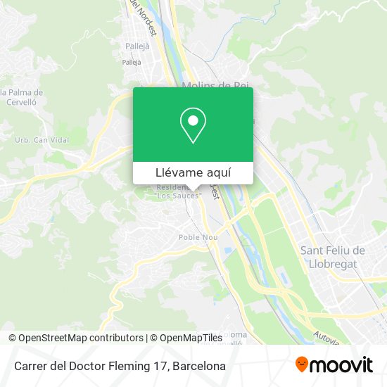 Mapa Carrer del Doctor Fleming 17