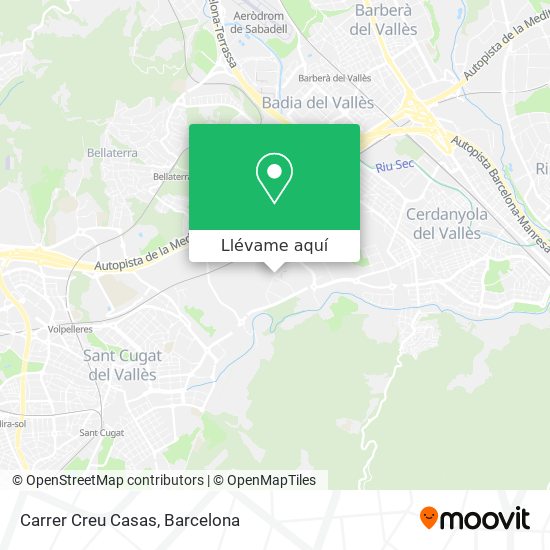 Mapa Carrer Creu Casas