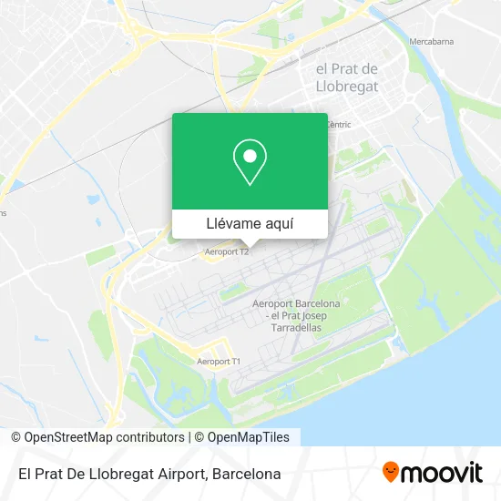 Mapa El Prat De Llobregat Airport