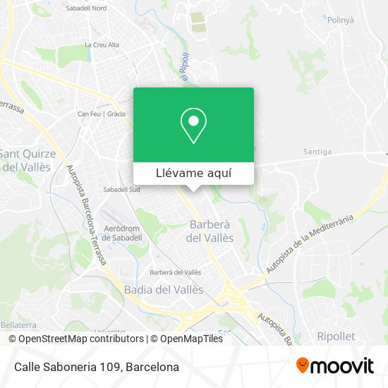 Mapa Calle Saboneria 109