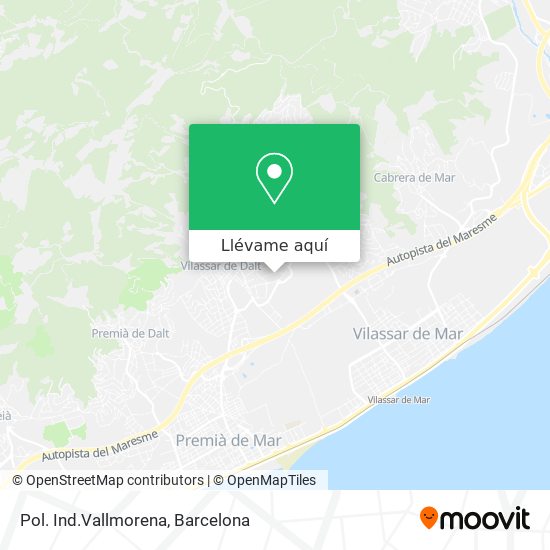 Mapa Pol. Ind.Vallmorena