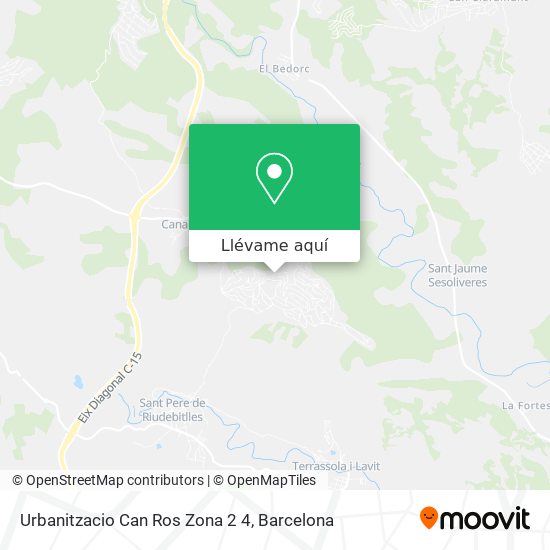 Mapa Urbanitzacio Can Ros Zona 2 4