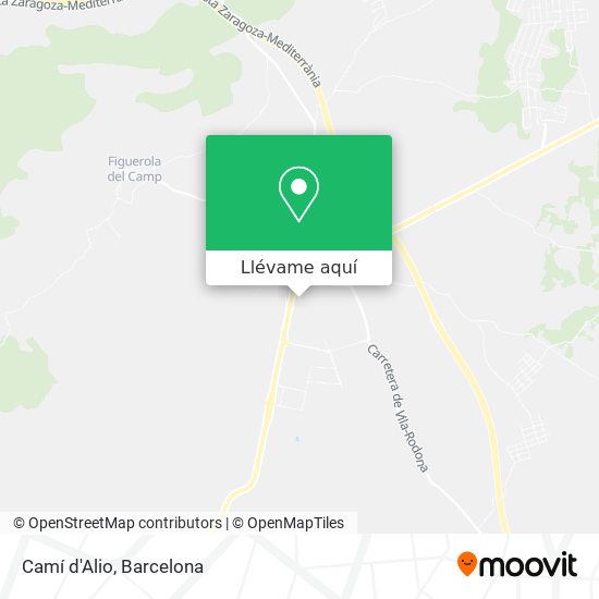 Mapa Camí d'Alio