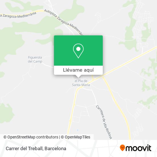 Mapa Carrer del Treball