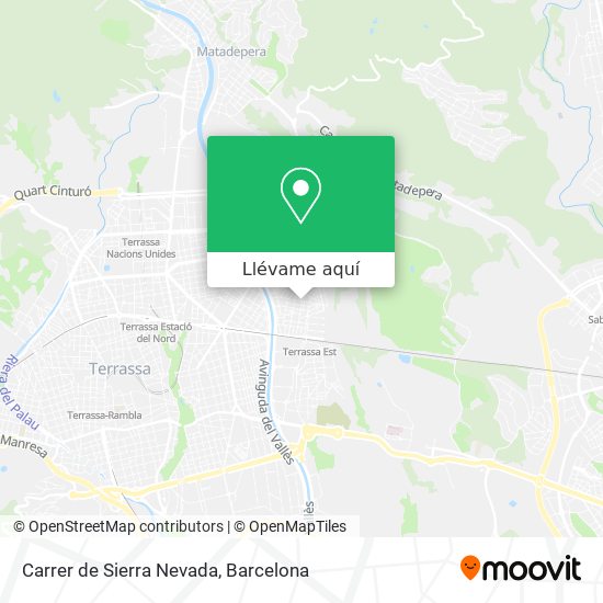 Mapa Carrer de Sierra Nevada