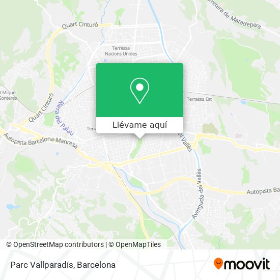 Mapa Parc Vallparadís