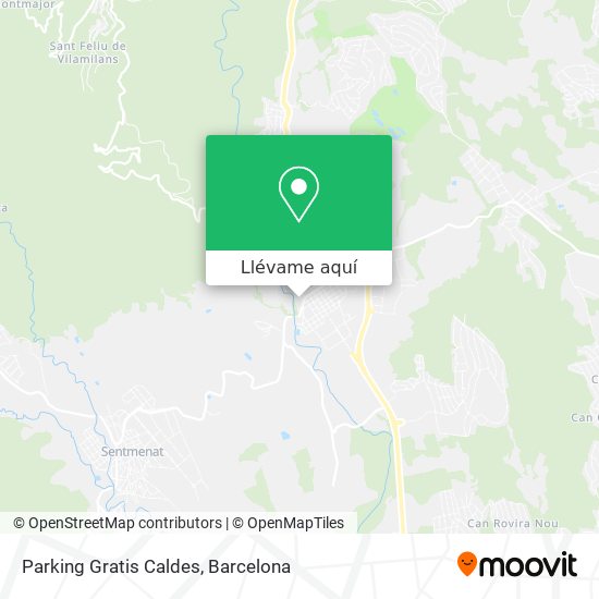 Mapa Parking Gratis Caldes