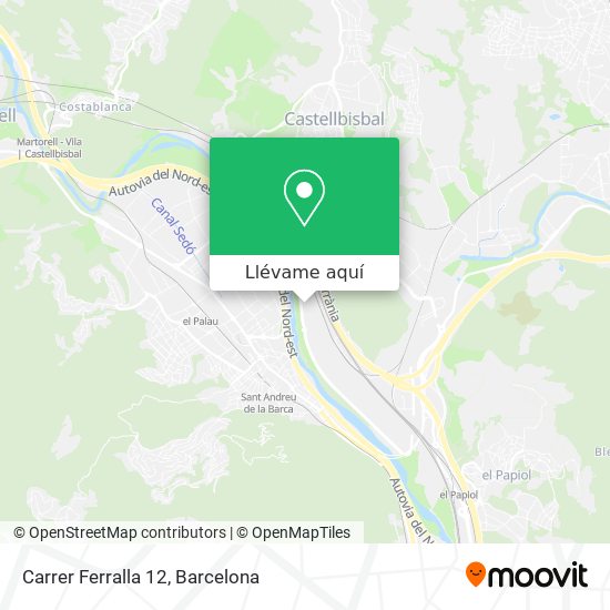 Mapa Carrer Ferralla 12