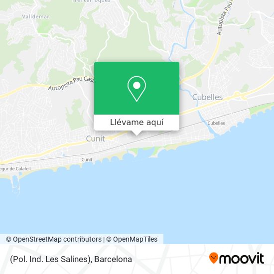 Mapa (Pol. Ind. Les Salines)