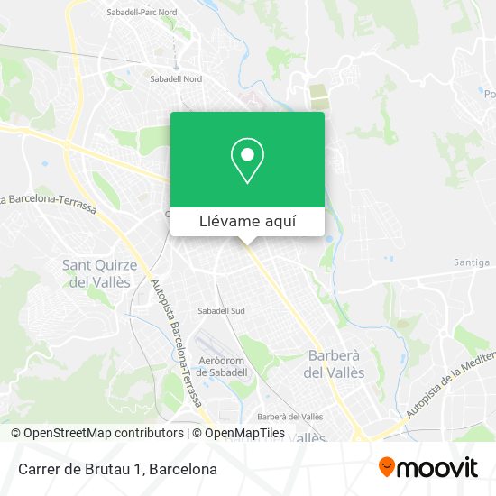 Mapa Carrer de Brutau 1