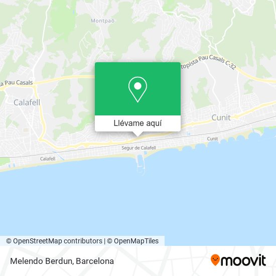 Mapa Melendo Berdun