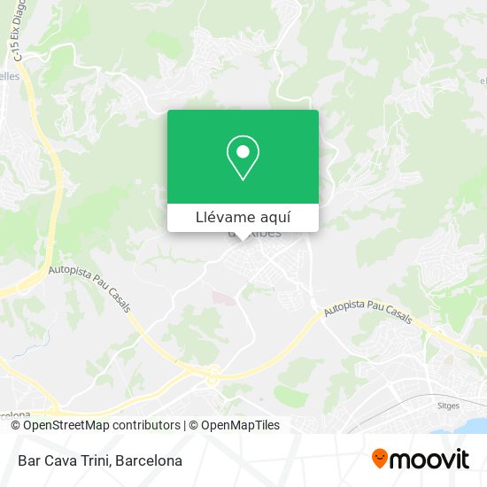 Mapa Bar Cava Trini