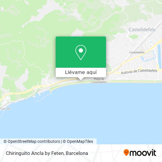 Mapa Chiringuito Ancla by Feten
