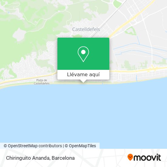 Mapa Chiringuito Ananda