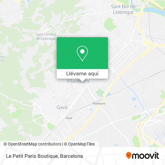 Mapa Le Petit Paris Boutique