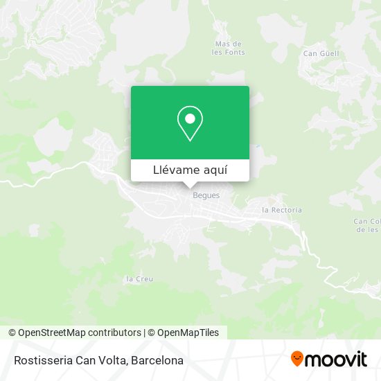 Mapa Rostisseria Can Volta