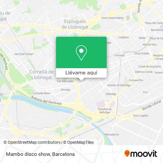 Mapa Mambo disco show