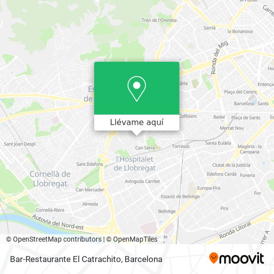 Mapa Bar-Restaurante El Catrachito