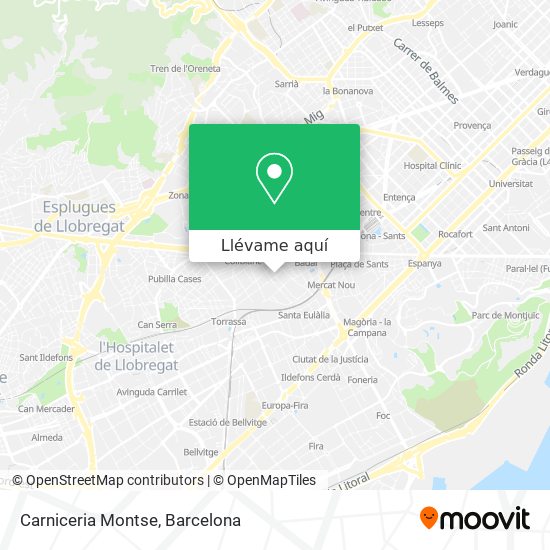 Mapa Carniceria Montse