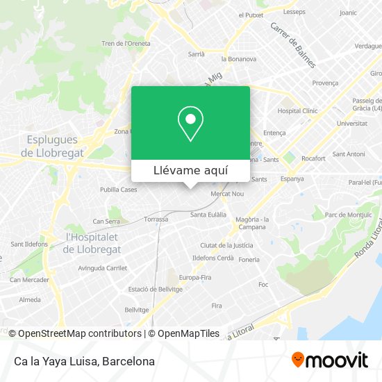 Mapa Ca la Yaya Luisa