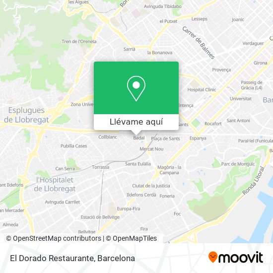 Mapa El Dorado Restaurante