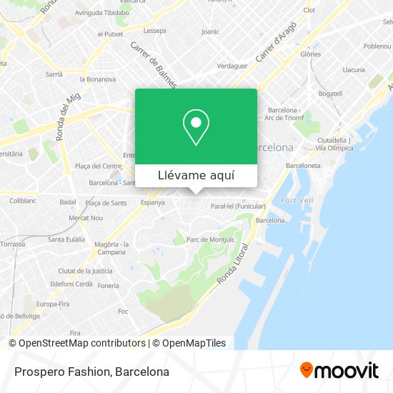 Mapa Prospero Fashion