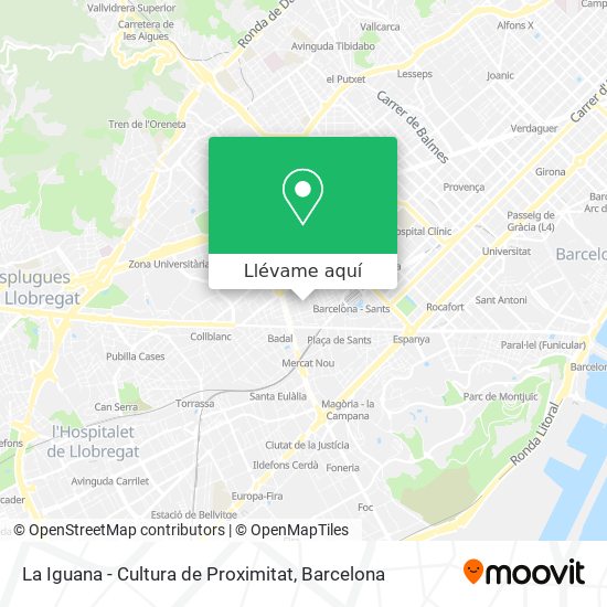Mapa La Iguana - Cultura de Proximitat