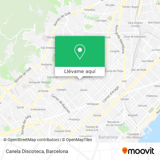 Mapa Canela Discoteca