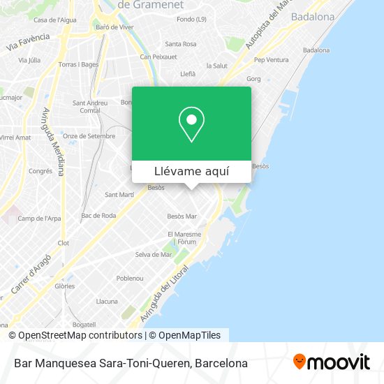 Mapa Bar Manquesea Sara-Toni-Queren