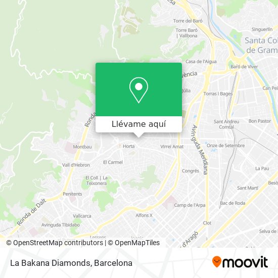 Mapa La Bakana Diamonds