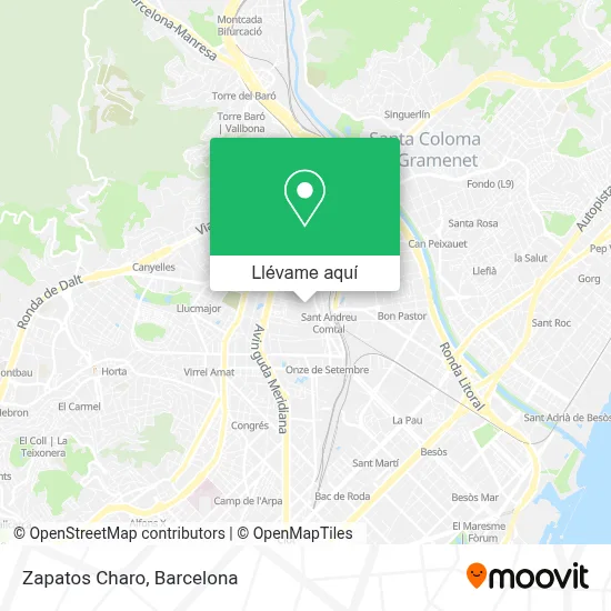 Mapa Zapatos Charo