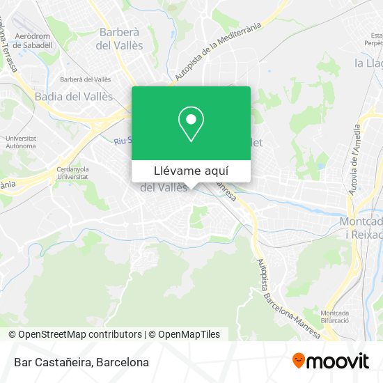 Mapa Bar Castañeira