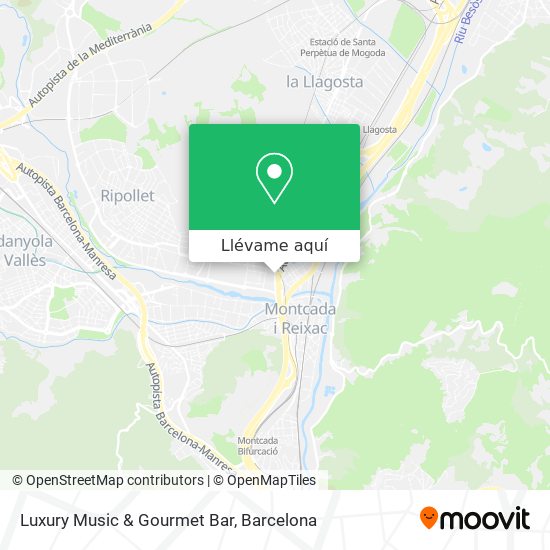 Mapa Luxury Music & Gourmet Bar