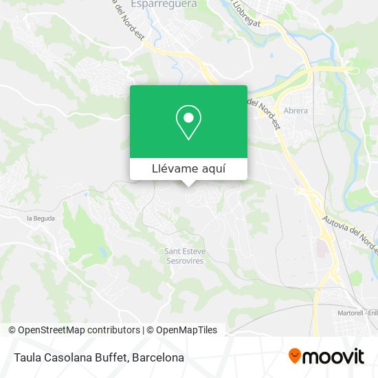 Mapa Taula Casolana Buffet