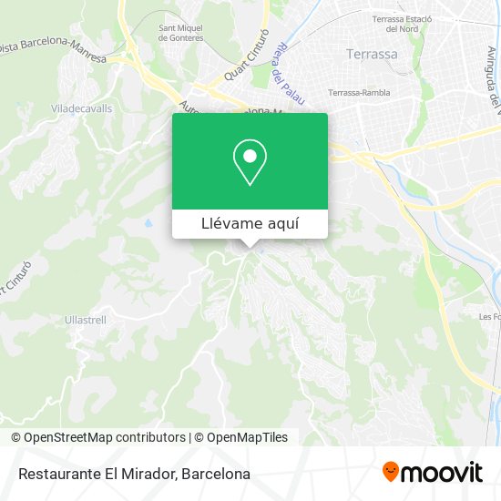 Mapa Restaurante El Mirador