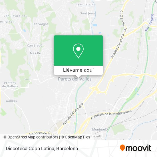 Mapa Discoteca Copa Latina