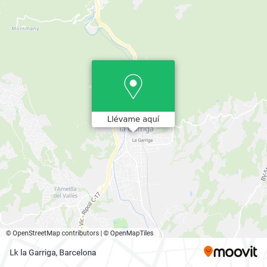 Mapa Lk la Garriga